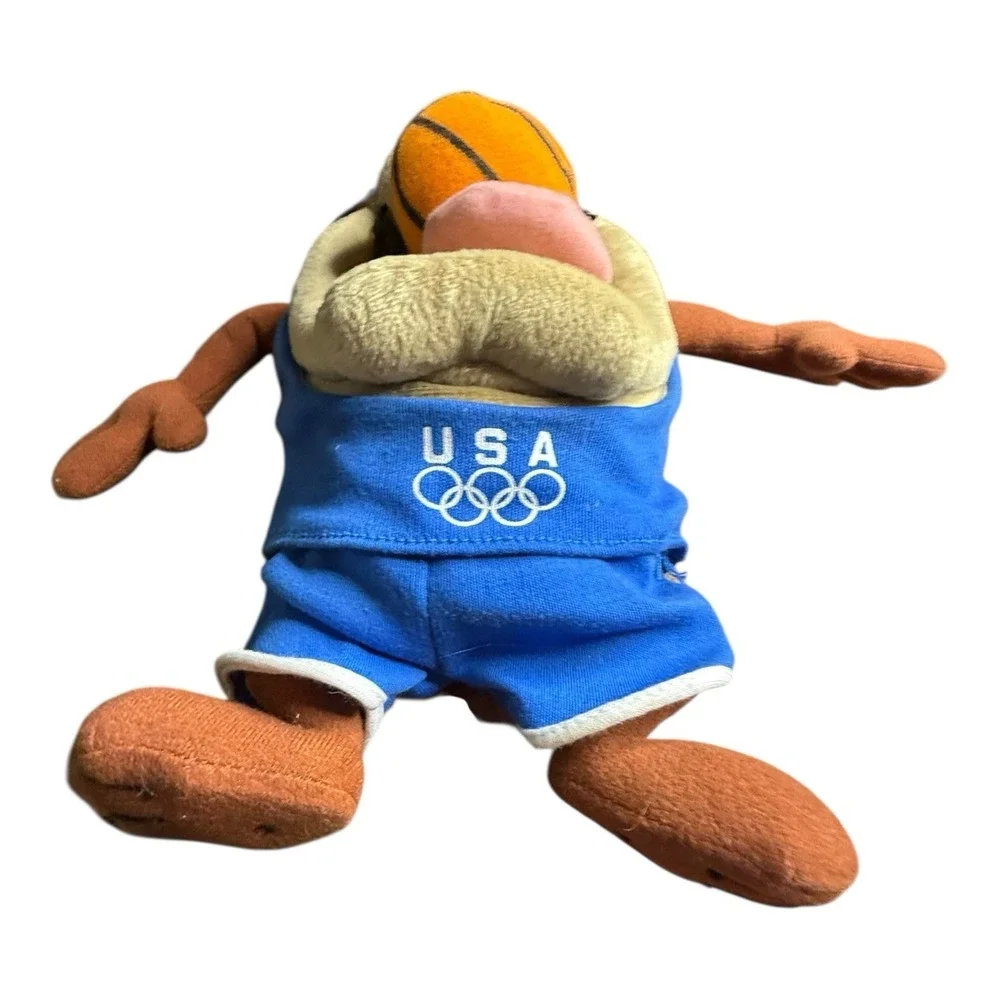 Vintage Looney Tunes Taz USA Olympics Basketball Plush – Warner Bros